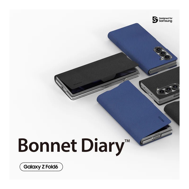 Araree Bonnet Diary Flip Case -  Samsung Galaxy Z Fold 6 / Blue