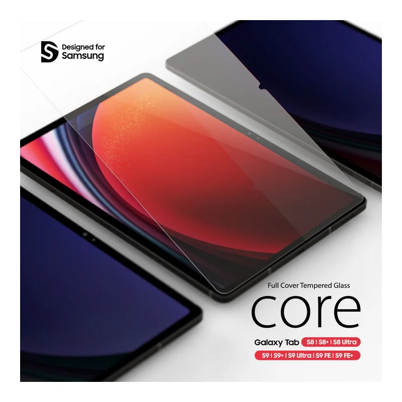 Araree Front Core Tempered Glass Screen Protector - Samsung Galaxy Tab S9 Fe Plus / Clear