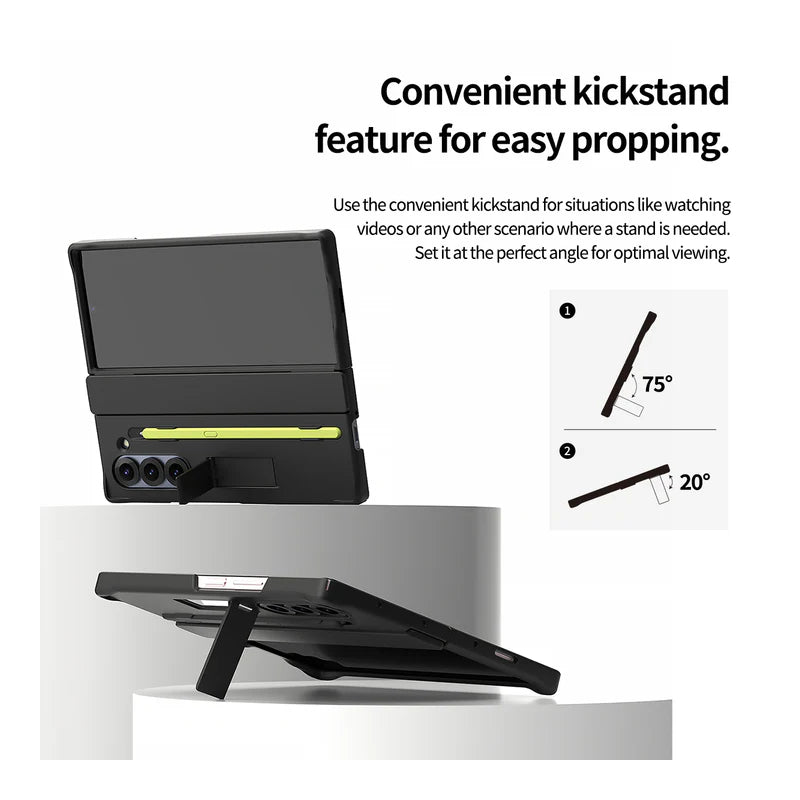 Araree Nukin 360 Stand and Pencil Slot Case - Samsung Galaxy Z Fold 6 / Black