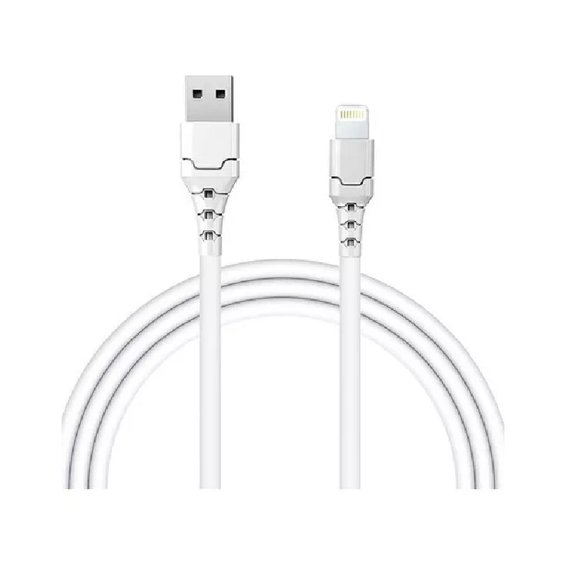 Aspor A101 Quick Charge & Data Cable - Lightning / 1 Meter / White