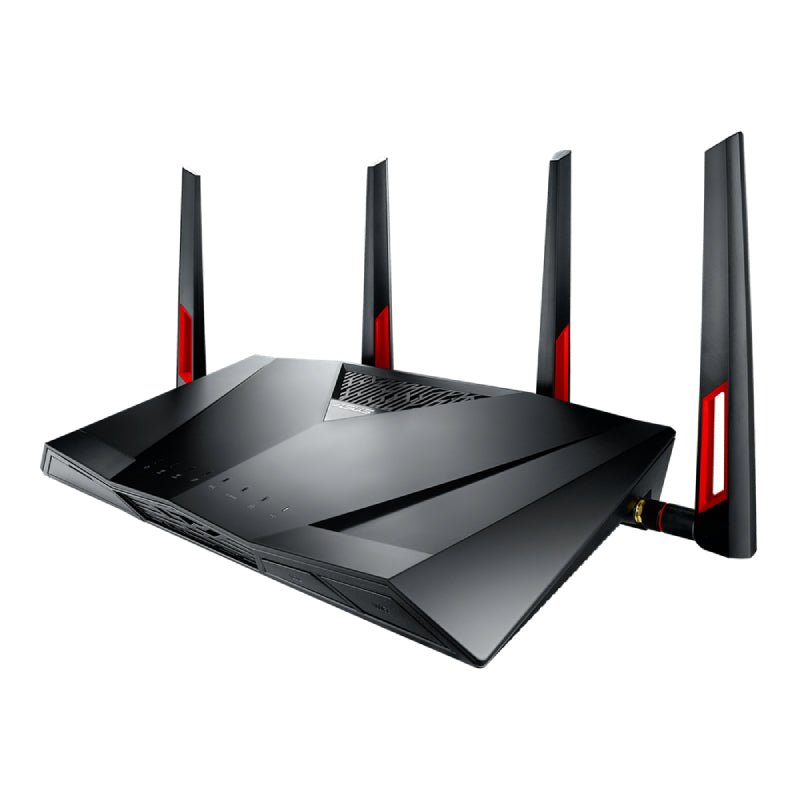 ASUS (DSL-AC88U) AC3100 Wi-Fi Gigabit Modem Router - 5GHz (1734 Mbps) / USB 3.0 / Gigabit WAN / Gigabit LAN