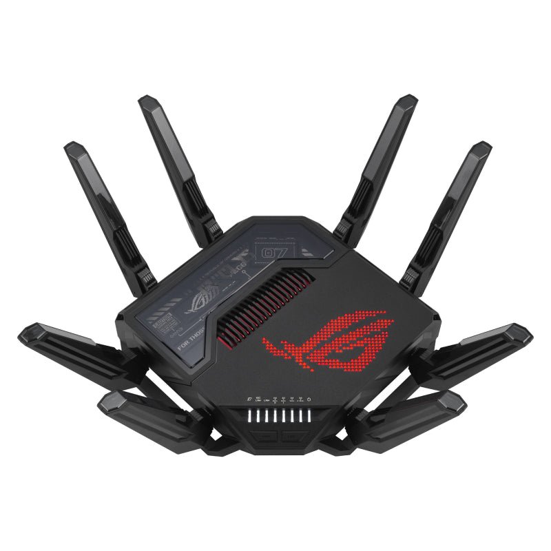 ASUS ROG Rapture GT-BE98 Quad-band Wi-Fi 7 Gaming Router - 6GHz(11529 Mbps) / USB / Gigabit WAN / Gigabit LAN