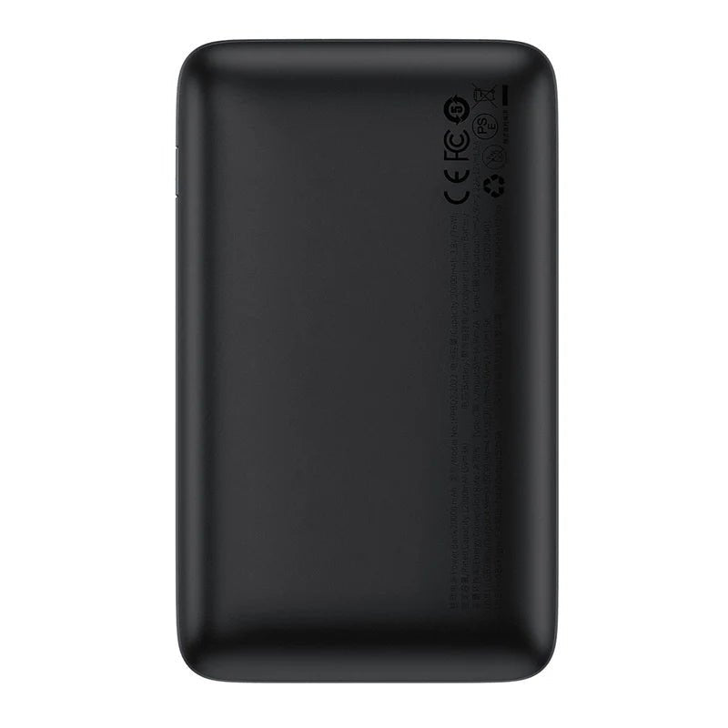 Baseus Bipow Pro Digital Display Fast Charge Power Bank - 10000mAh/ 22.5W/ Black