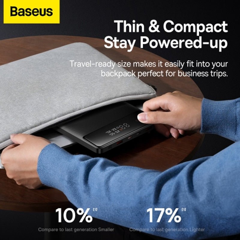 Baseus Blade Power Digital Display HD Edition Power Bank - 100W PD/ 20000mAh/ Black