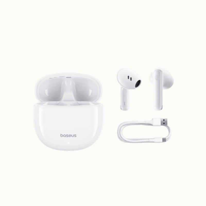 Baseus Bowie E13 True Wireless Earphones - Moon White