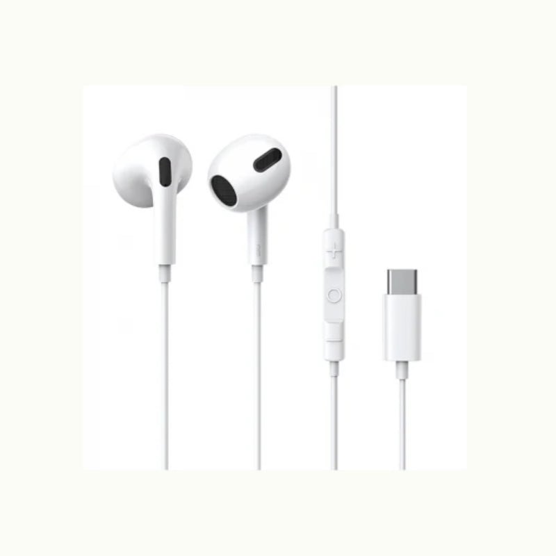 Baseus C17 Enock USB-C lateral in-ear Wired Earphone - White