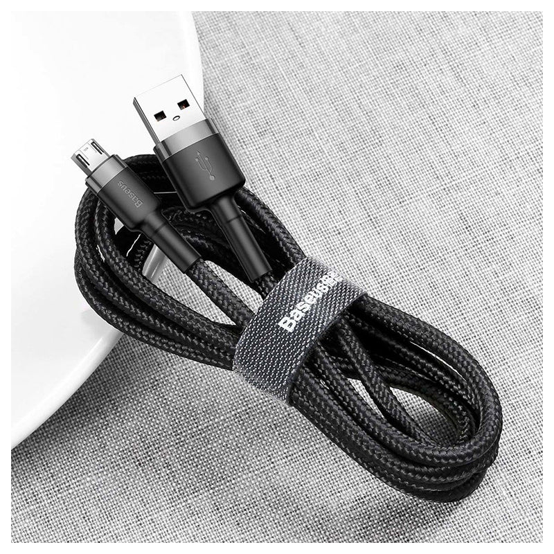 Baseus Cafule Micro-USB Cable - 1 Meter / Black/Gray