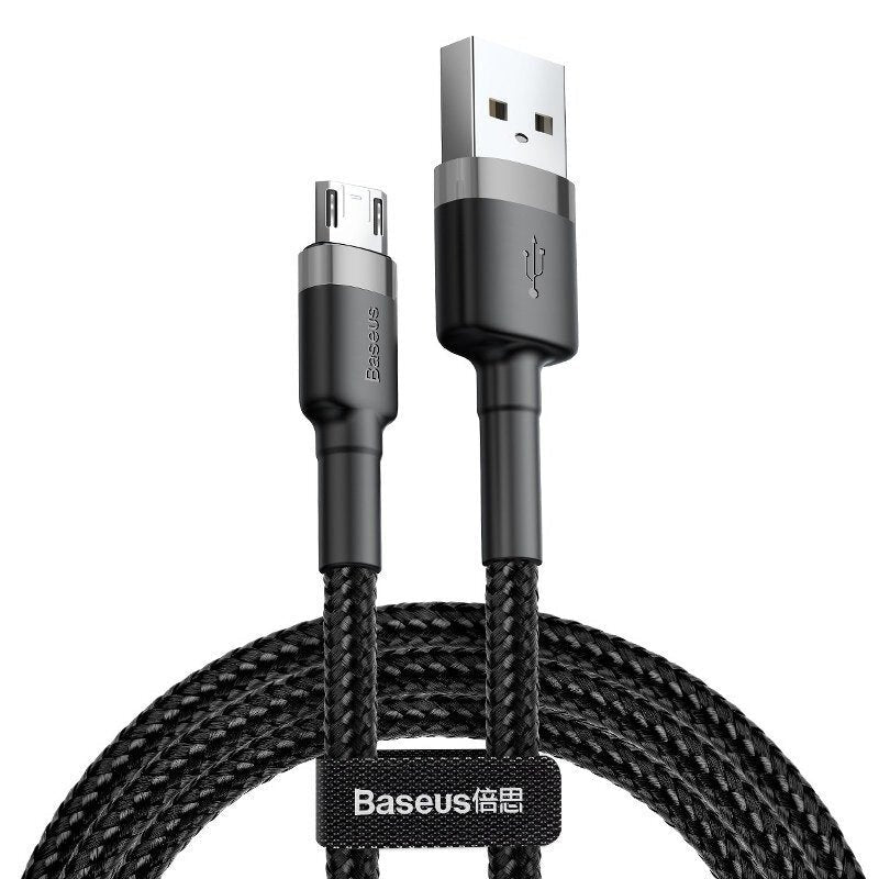 Baseus Cafule Micro-USB Cable - 1 Meter / Black/Gray