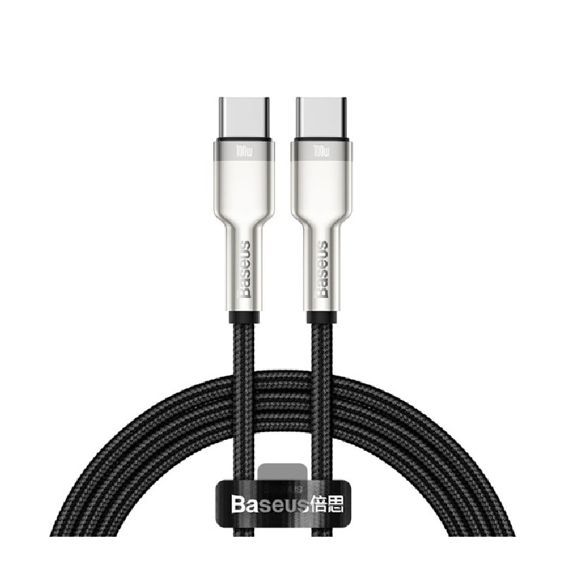 Baseus Cafule Series Metal Data Cable - Type-C / 100W / 1 Meter / Black