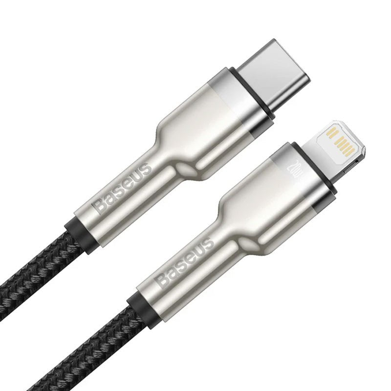 Baseus Cafule Series Metal Data Cable Type-C to Lightning - 20W / 2m / Black