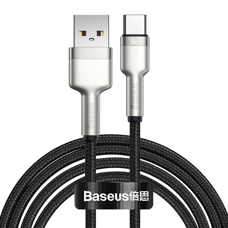 Baseus Cafule Series Metal Data Cable USB to Type-C - 66W / 1m / Black