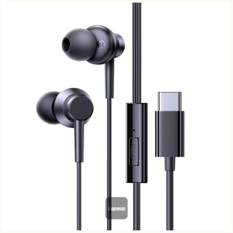 Baseus Encok CZ11 Wired Earphones - Cluster Black