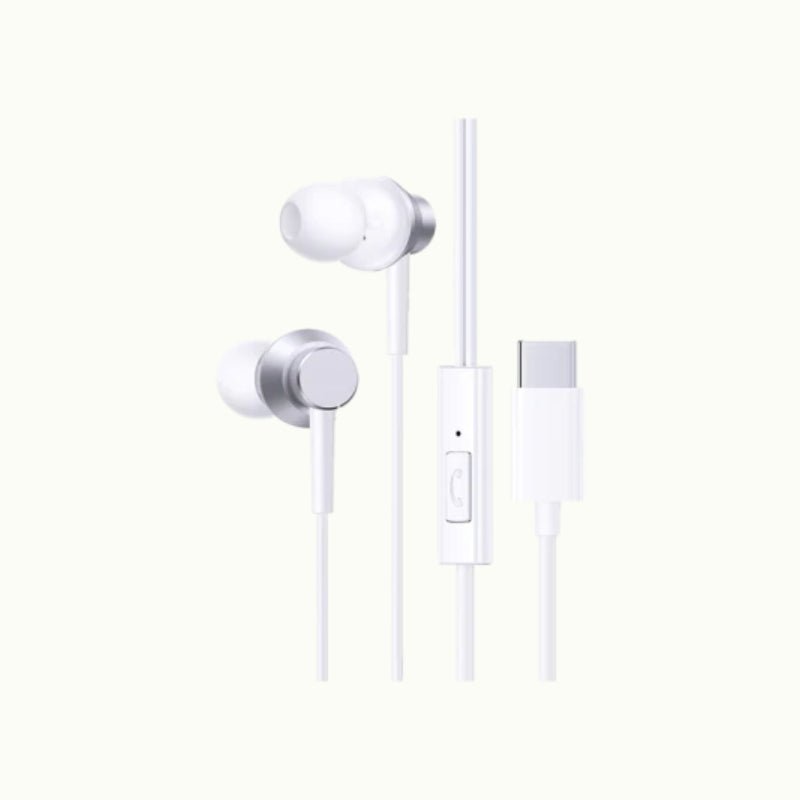 Baseus Encok CZ11 Wired Earphones - Moon White