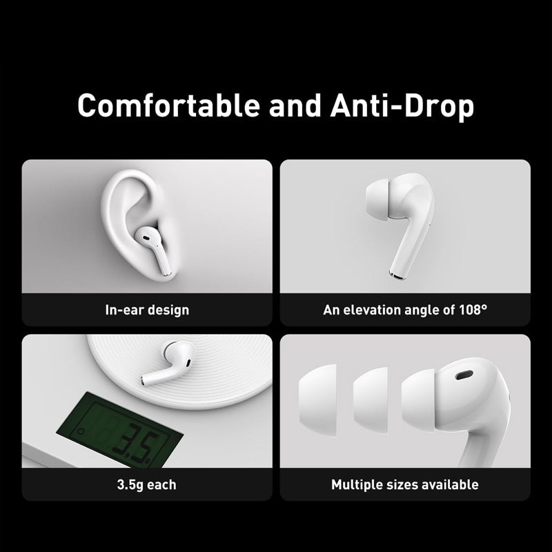 Baseus Encok True Wireless Earphones W3 - White