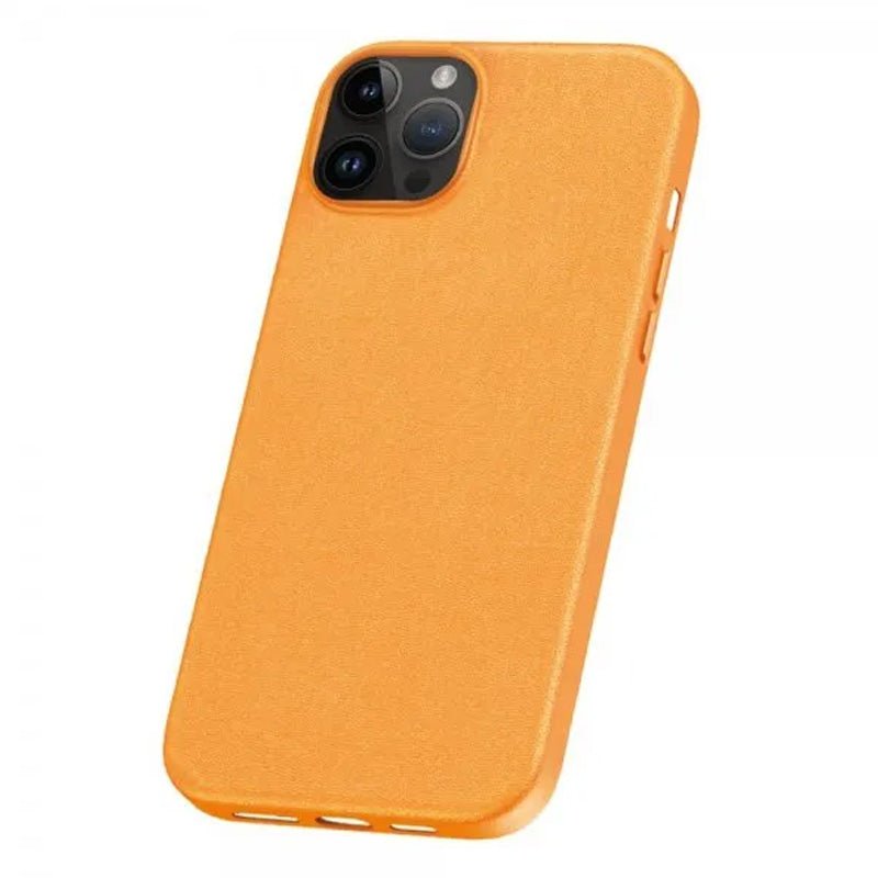 Baseus Fauxther Series Case for iPhone 15 Pro Max - Sunset Orange