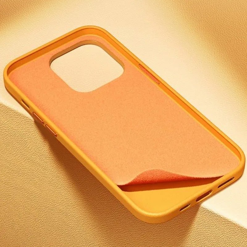 Baseus Fauxther Series Case for iPhone 15 Pro Max - Sunset Orange