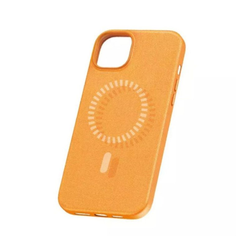 Baseus Fauxther Series Magnetic Case - Apple iPhone 15 Pro / Sunset Orange