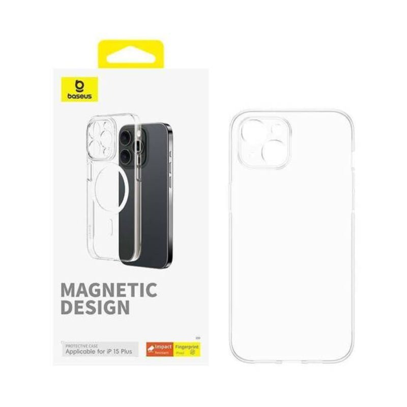 Baseus Lucent Series Magnetic Case - Apple iPhone 15 Plus / Clear