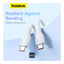 Baseus Pudding Series Fast Charging Cable - 1.2M / USB-C / 100W / Stellar White