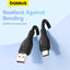 Baseus Pudding Series Fast Charging USB-A to USB-C Cable 2M - Cluster Black