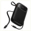 Baseus Qpow 2 Dual-Cable Digital Display Fast Charge Power Bank - 20000mAh / 22.5W / Cluster Black