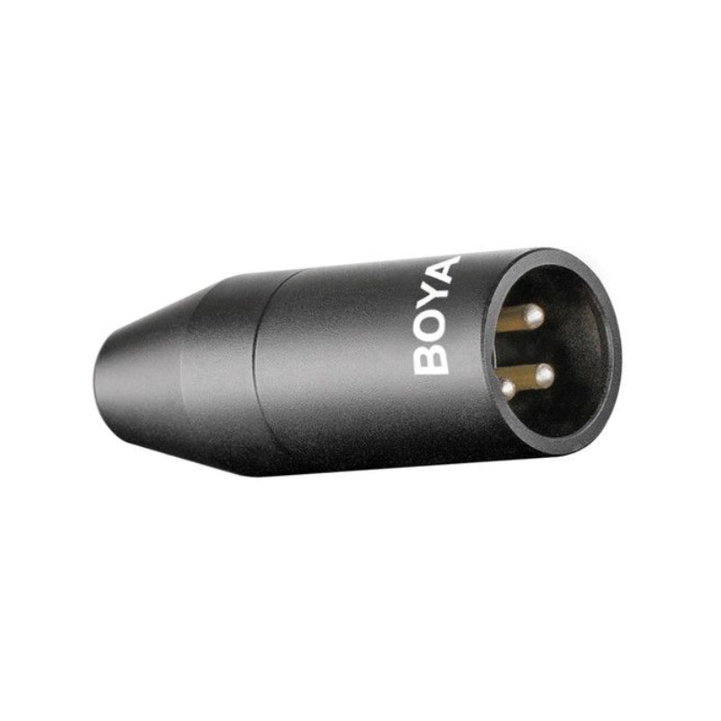 BOYA 35C-XLR Microphone Adapter - 3.5mm Jack / XLR - Black