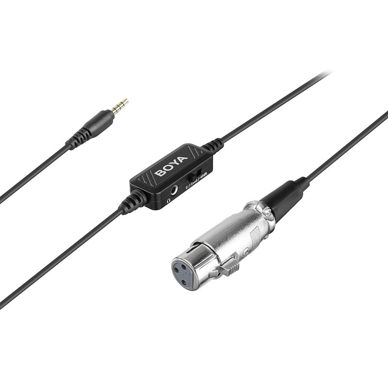 BOYA BY-BCA6 XLR TO 3.5mm Plug Microphone Cable