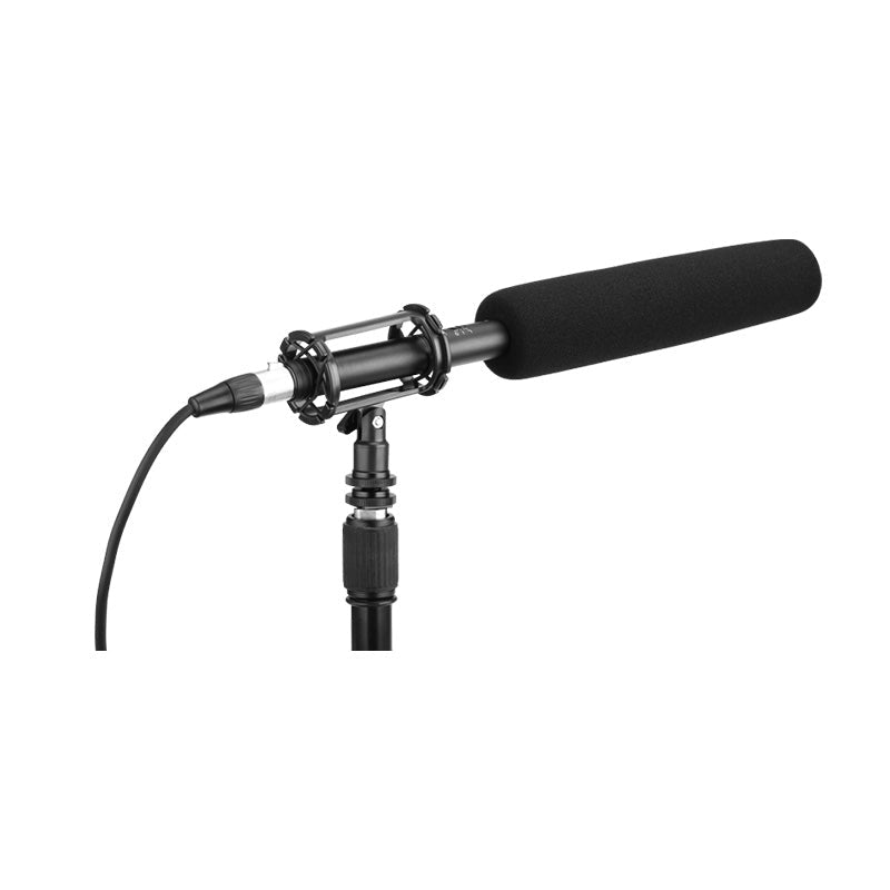 BOYA BY-BM6060L Professional Shotgun Microphone - 60Hz / 3-Pin XLR - Black