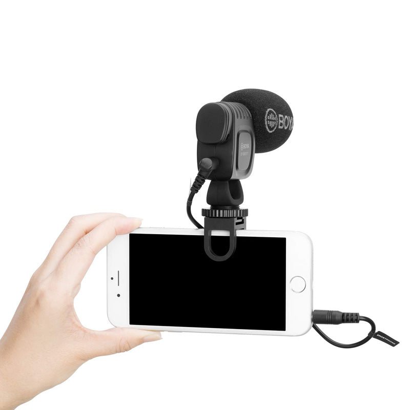 BOYA BY-C12 Shock Mount For Smartphone-Vloggers / Black