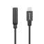 BOYA BY-K3 3.5mm Female TRS to Male Adapter Cable - 3.5mm / ‎Lightning - Black