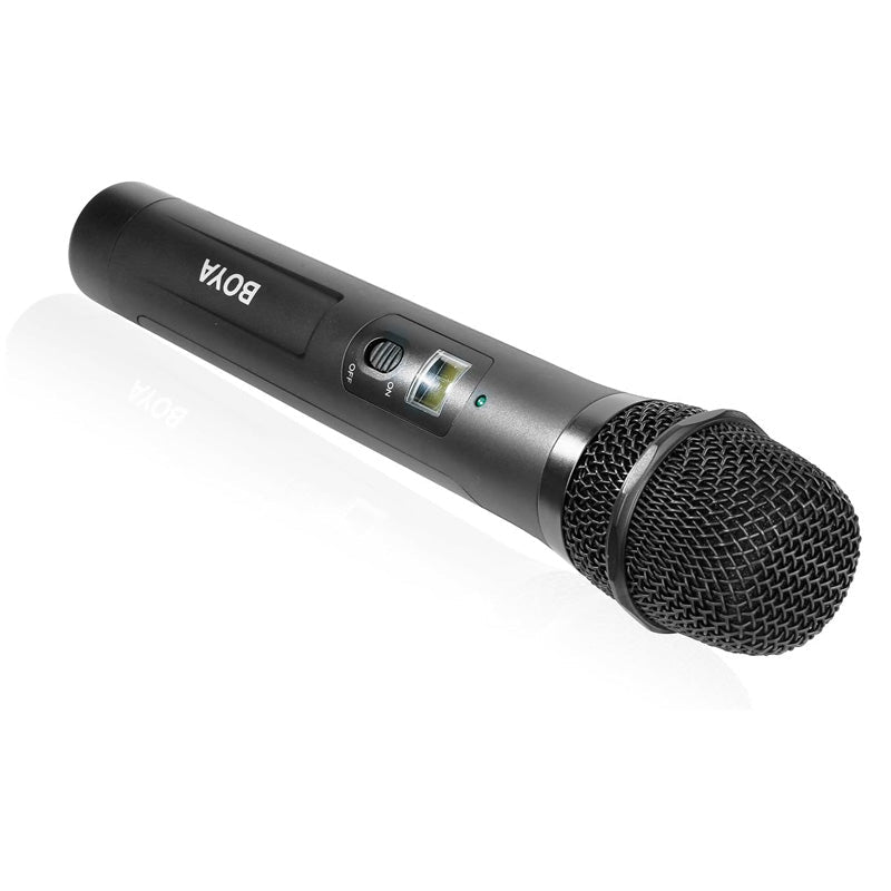 BOYA BY-WHM8 Pro Wireless Handheld Cardioid Microphone Transmitter - 48-Channel UHF / ‎18 KHz - Black