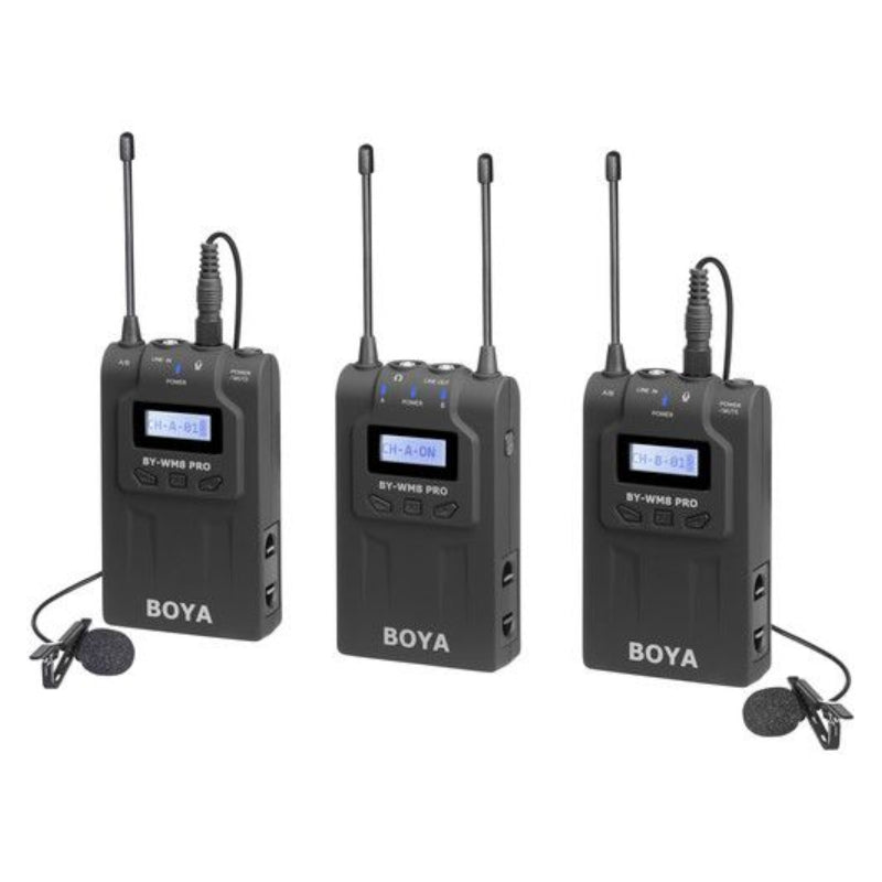 BOYA BY-WM8-PRO K2 UHF Wireless Microphone System