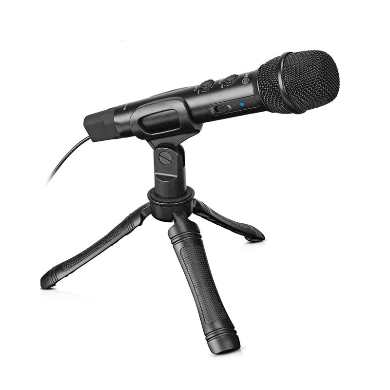 Boya HM2 Universal Digital Cardioid Handheld Microphone - 30Hz / USB / Lightning / Type-C - Black