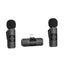 BOYA Smallest 2.4Ghz Wireless Microphone with Lightning connector for iOS device( 2TX+1RX) - Black