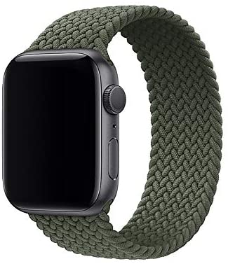 Braided Solo Apple Watch Band (For Apple Watch 42/44/45mm) Band Size: L (165mm) - Green