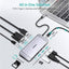 Choetech 9 In 1 USB C HUB - Silver