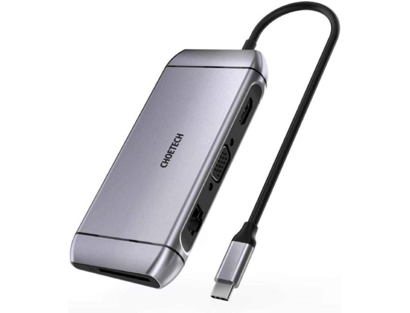 Choetech 9 In 1 USB C HUB - Silver