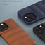 Comma Royal Series Shockproof Leather case - Apple iPhone 14 Pro Max / Brown