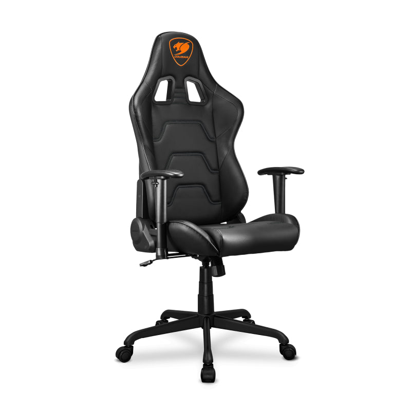 Cougar Armor Elite Gaming Chair - Breathable PVC Leather / 2D / Elite Black