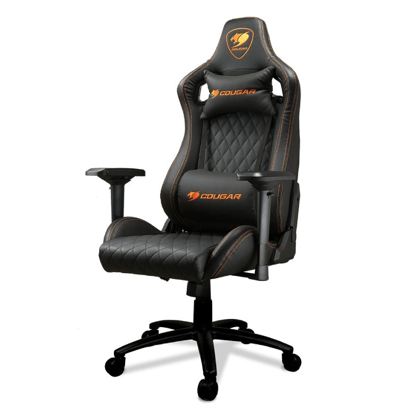 Cougar Armor S Gaming Chair - Breathable PVC Leather / 4D / Black