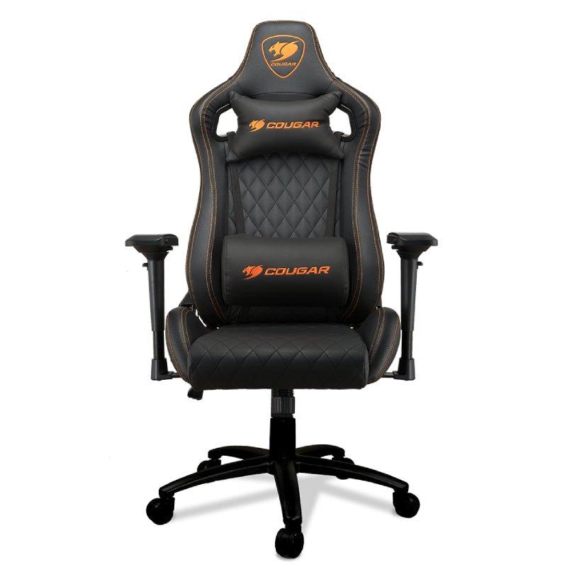 Cougar Armor S Gaming Chair - Breathable PVC Leather / 4D / Black