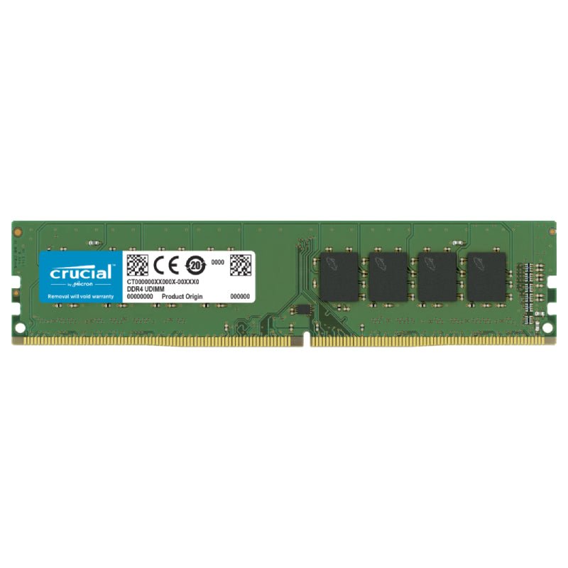 Crucial Basics Memory - 16GB / DDR4 / 288-pin / 3200MHz / Desktop Memory Module