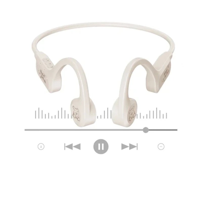 Disney QS-10 Bluetooth Wireless headphones - Winne Beige