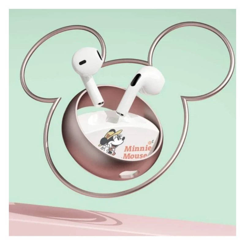 Disney QS-13 Bluetooth Wireless headphones - Minnie Pink