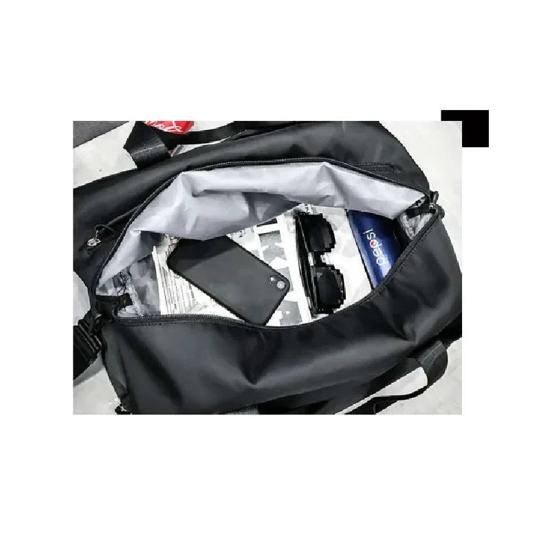 Duffle Gym Bag - Black