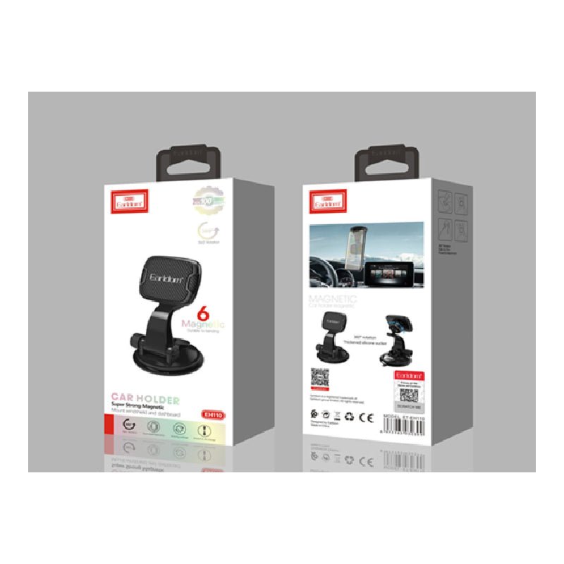 Earldom EH110 Magnetic Car Phone Mount Holder - Black