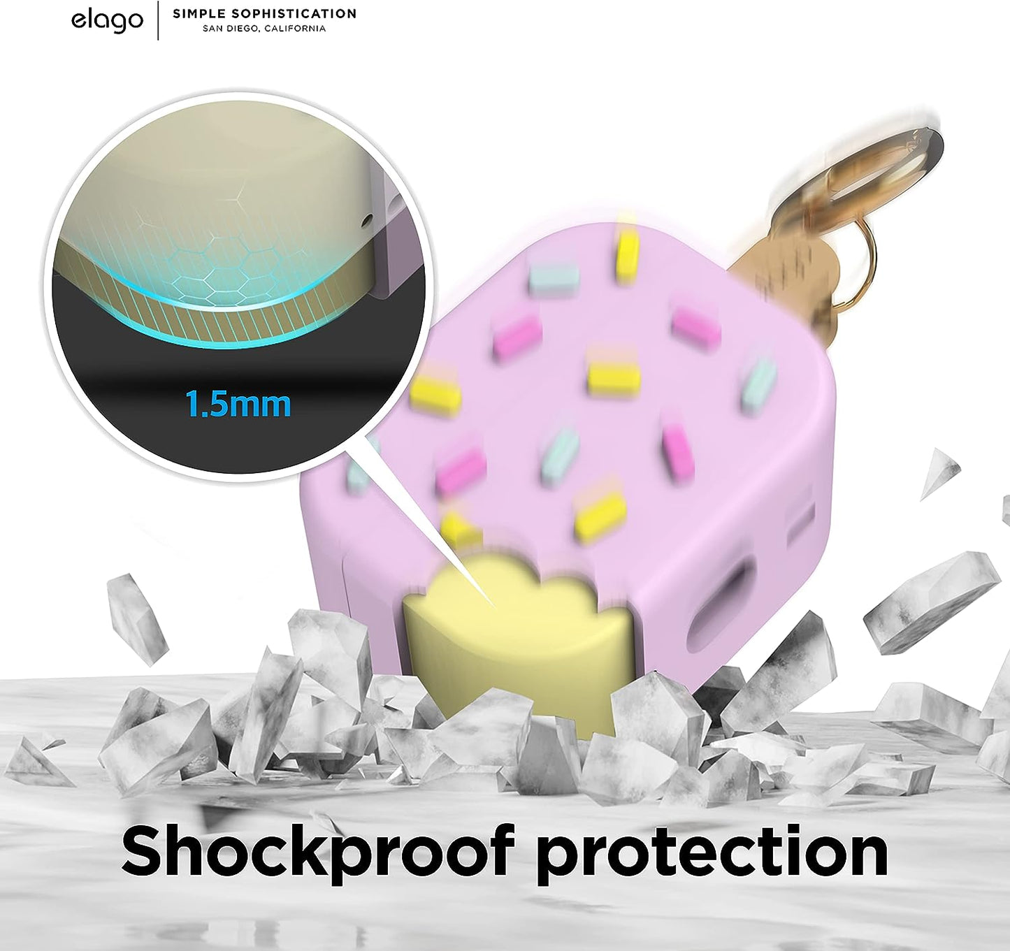 إلاجو كريم ايس كريم حافظة ايربودز برو 2 / لافندر اكسسوارات > هواتف  تابلت & تابلت