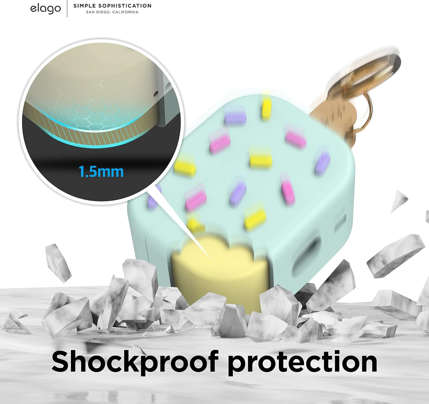 ايس كريم إلاجو  حافظة  الآيس كريم - ابل ايربودز برو 2 / أخضر فاتح اكسسوارات > هواتف  تابلت