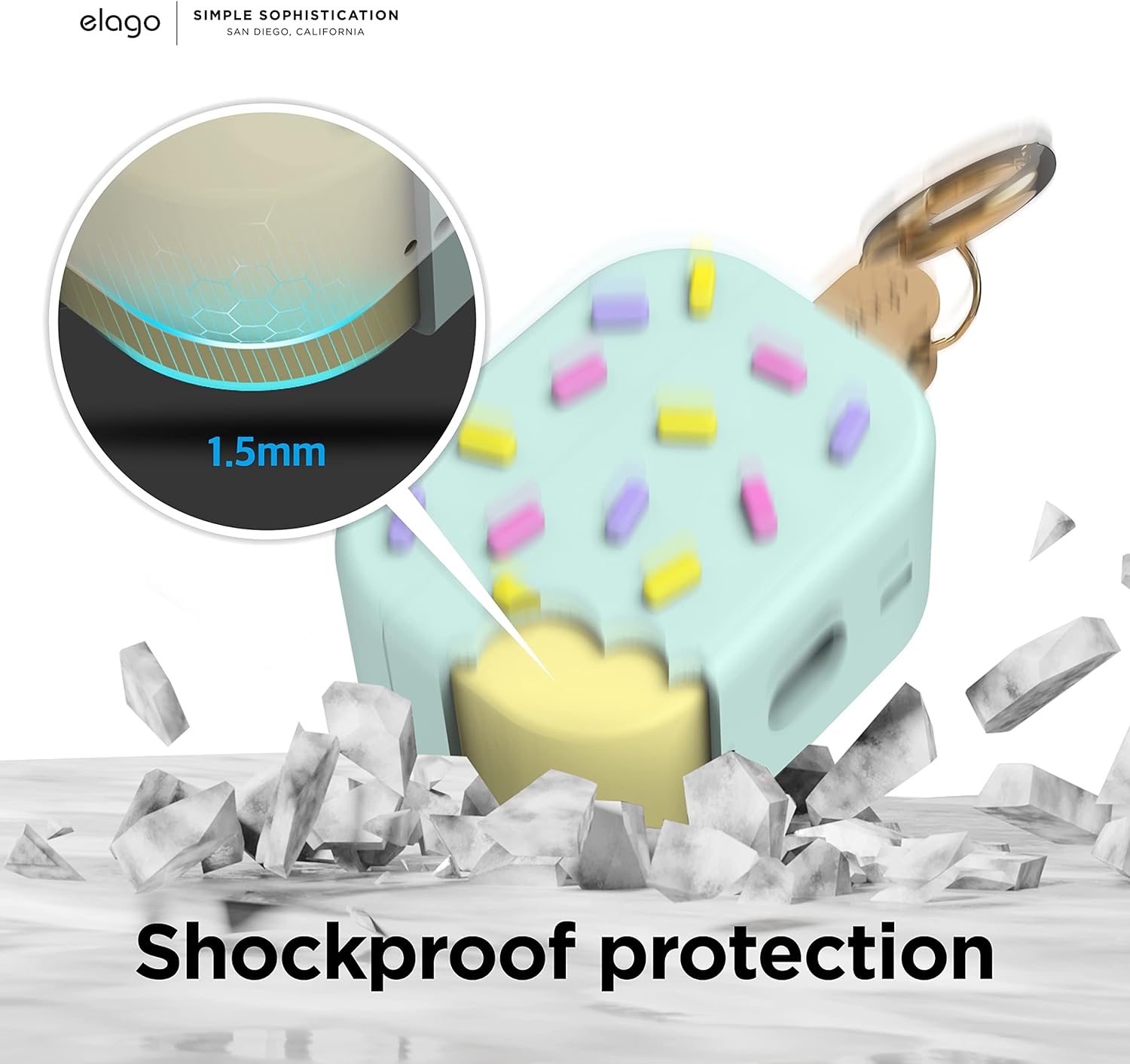 ايس كريم إلاجو  حافظة  الآيس كريم - ابل ايربودز برو 2 / أخضر فاتح اكسسوارات > هواتف  تابلت