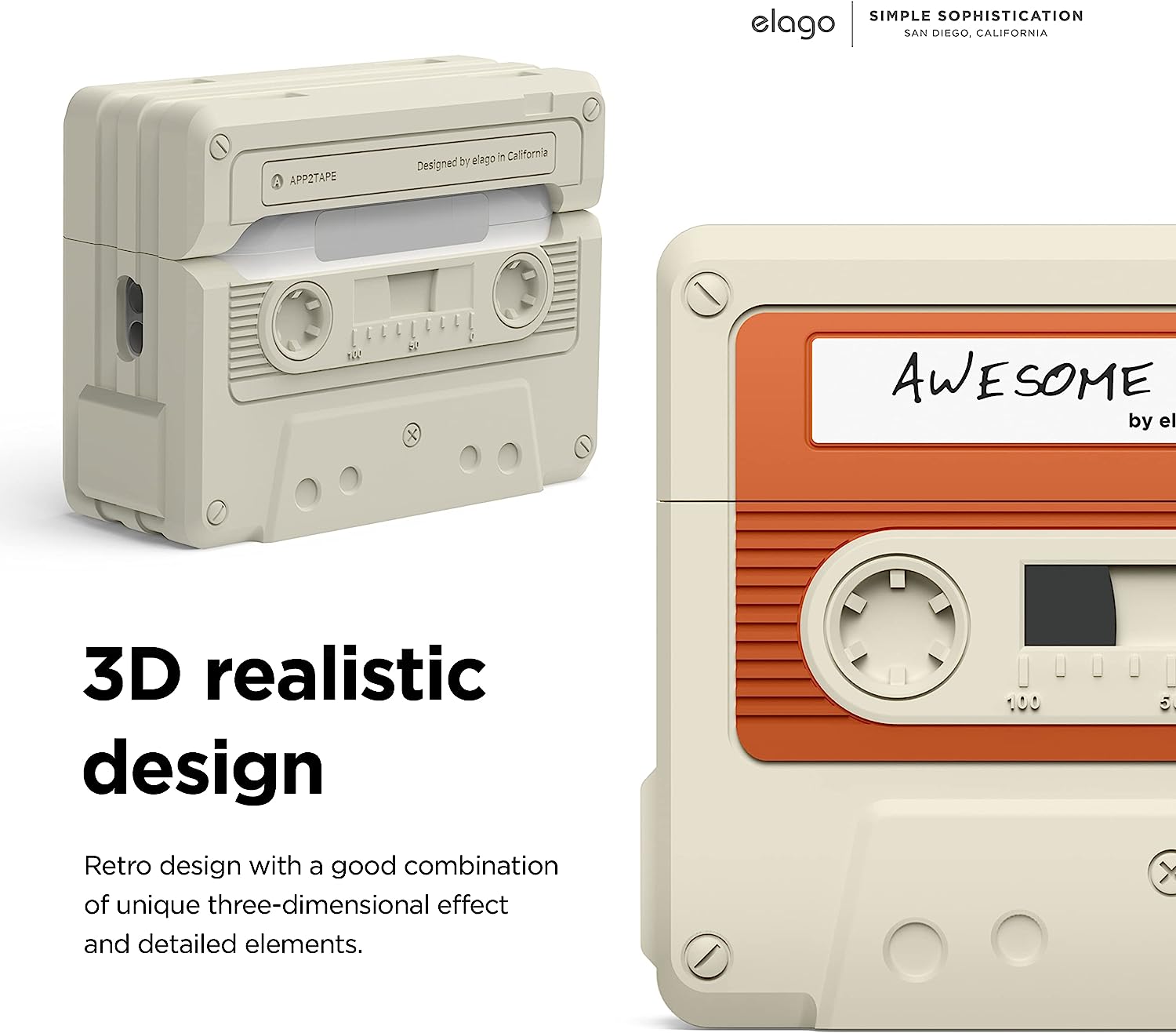شريط كاسيت حافظة  شرائط إلاجو - ابل ايربودز برو 2 / أبيض اكسسوارات > هواتف  تابلت